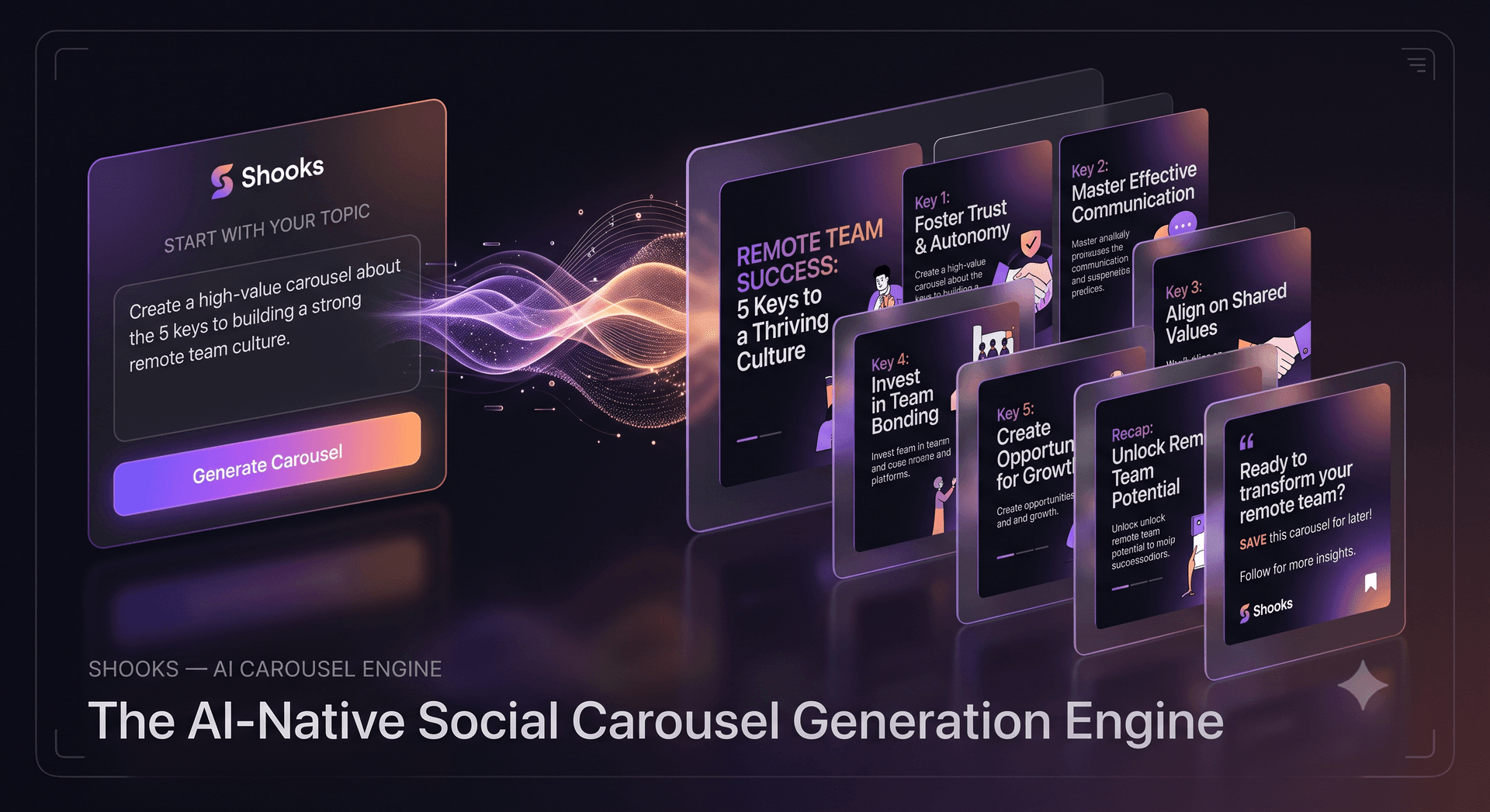 Shooks — AI · SaaS project preview
